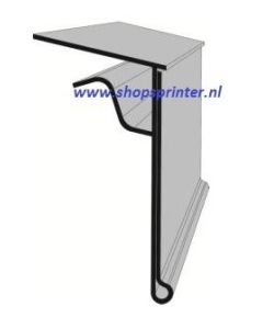 Prijsrail H40 mm (voor glas legborden)