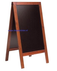 Stoepbord hout Mahoney tbv krijt