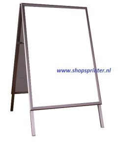 Stoepbord standaard aluminium