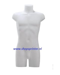 Torso man in wit