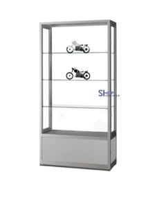 Vitrine stof- en luchtdicht technisch aluminium B1000xD400xH2000